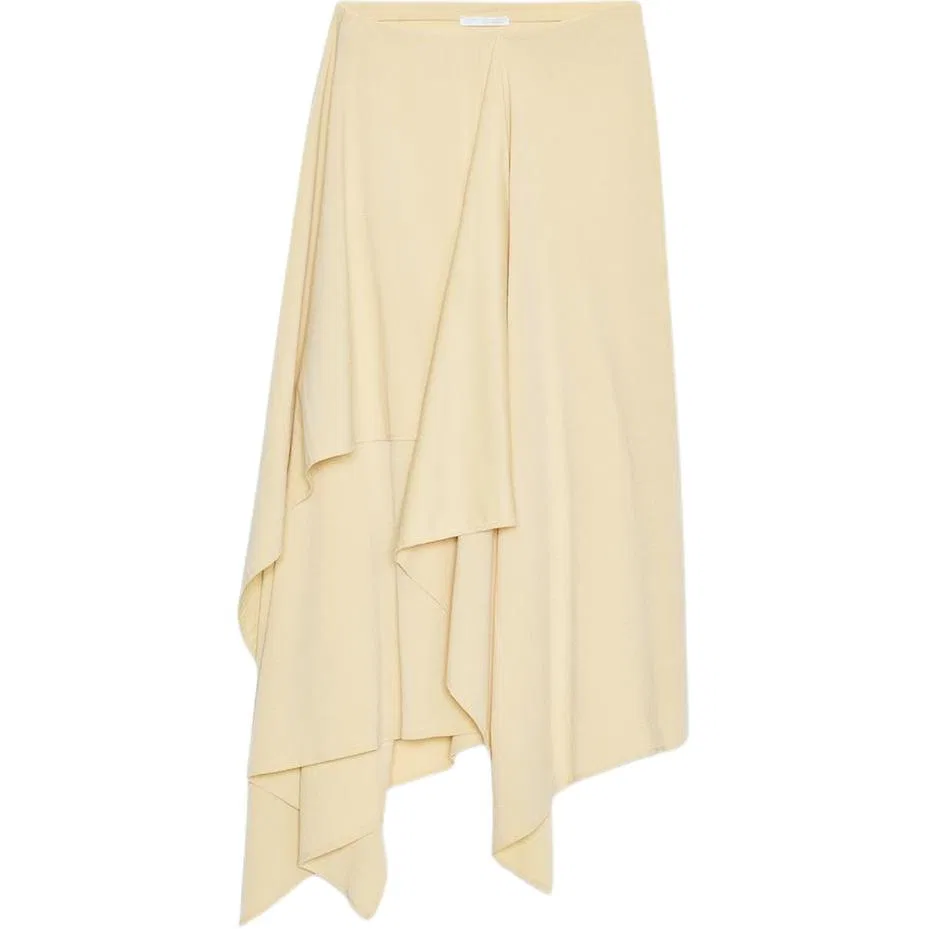 Женская юбка-трапеция Casual Long Skirts, ZARA, Yellow
