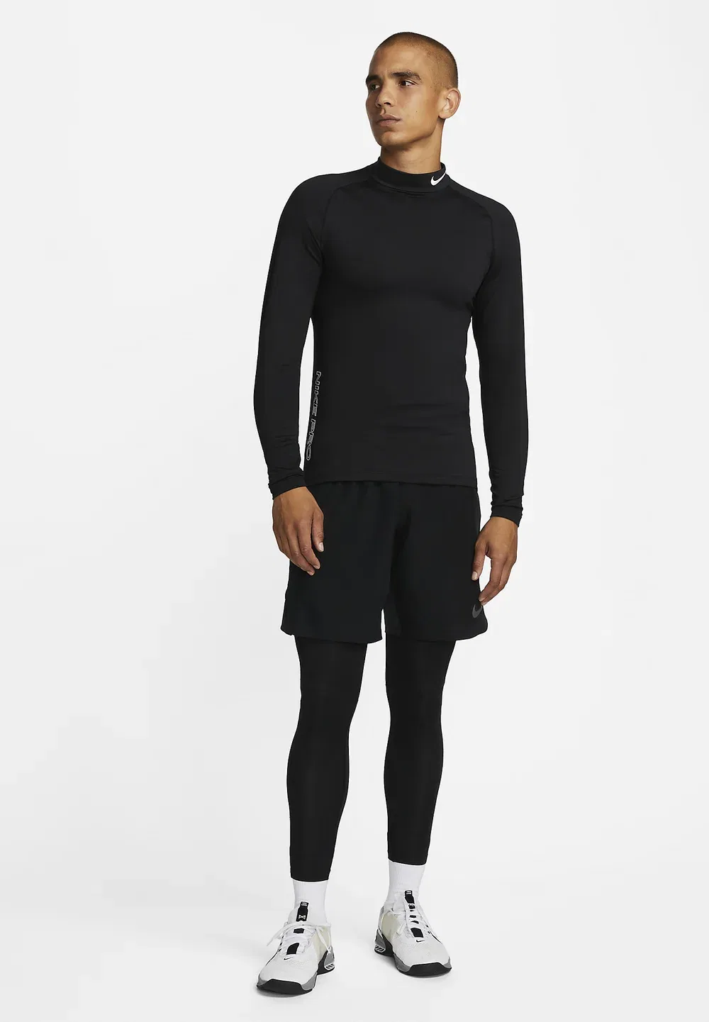 Теплая кофта с длинными рукавами Nike Performance, Black — фото 2