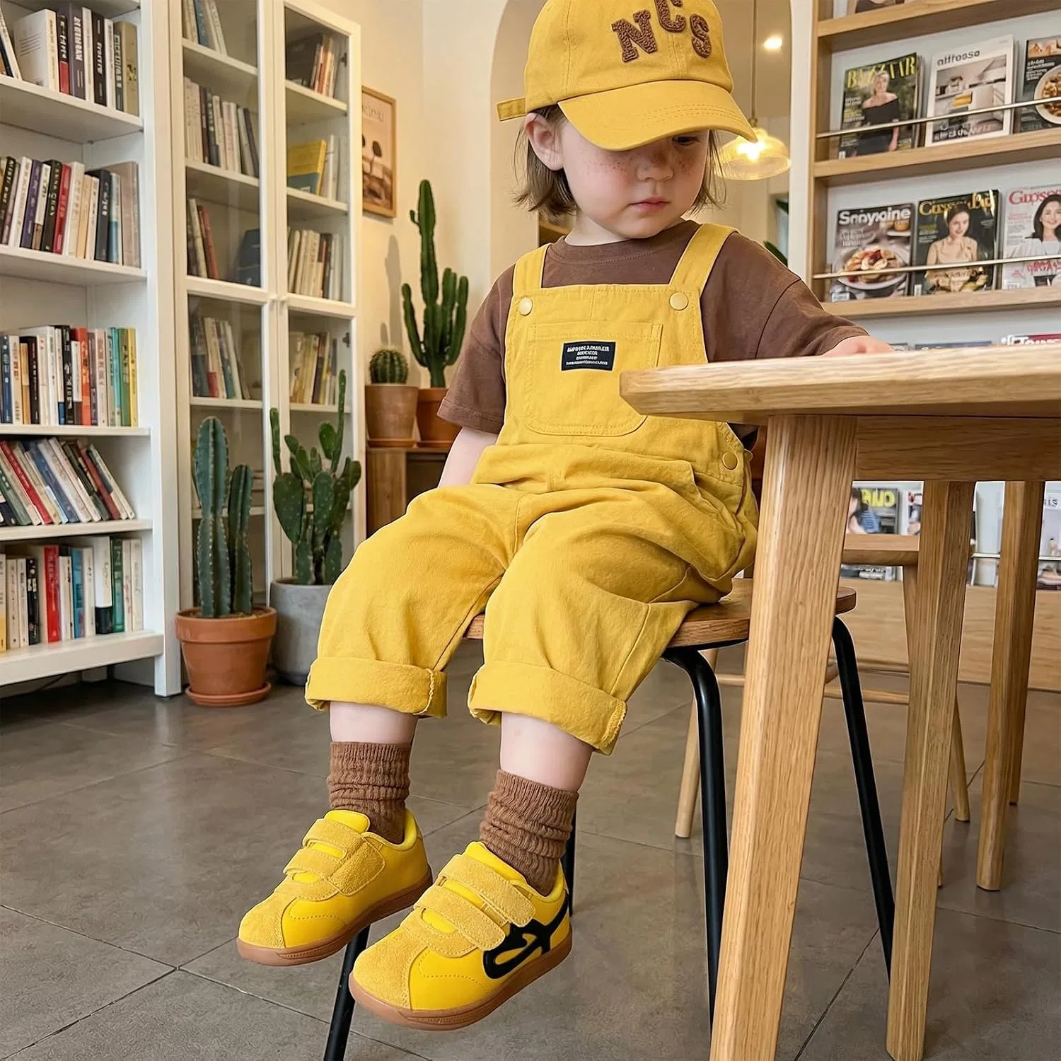 Детские кроссовки с широким носком Zero Drop STQ, Yellow — фото 3