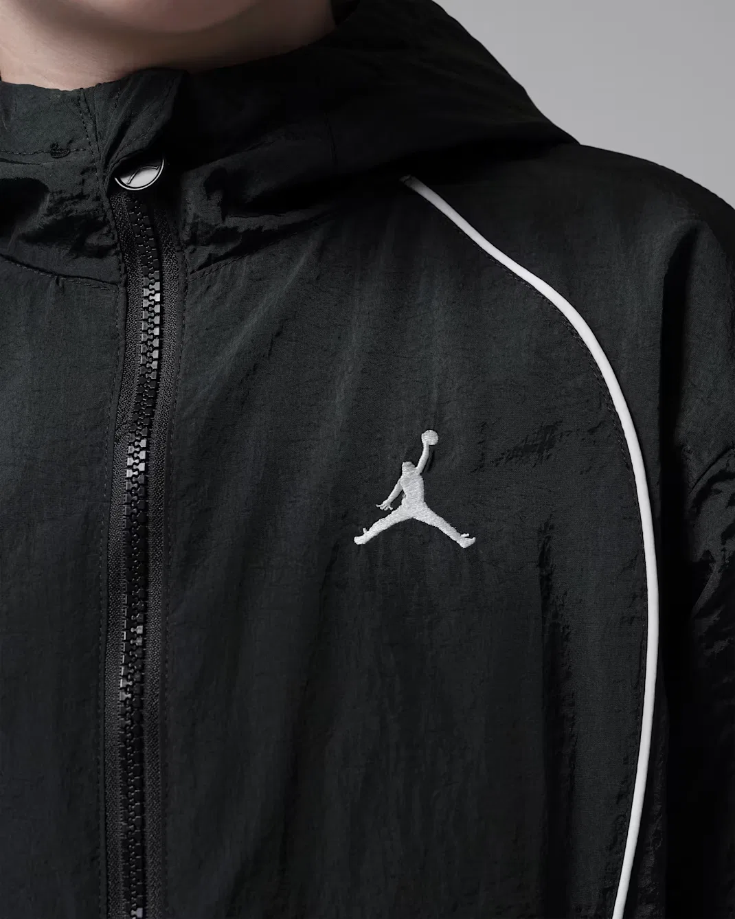 Ветровка с цветными блоками для детей постарше Jordan, Black — фото 4