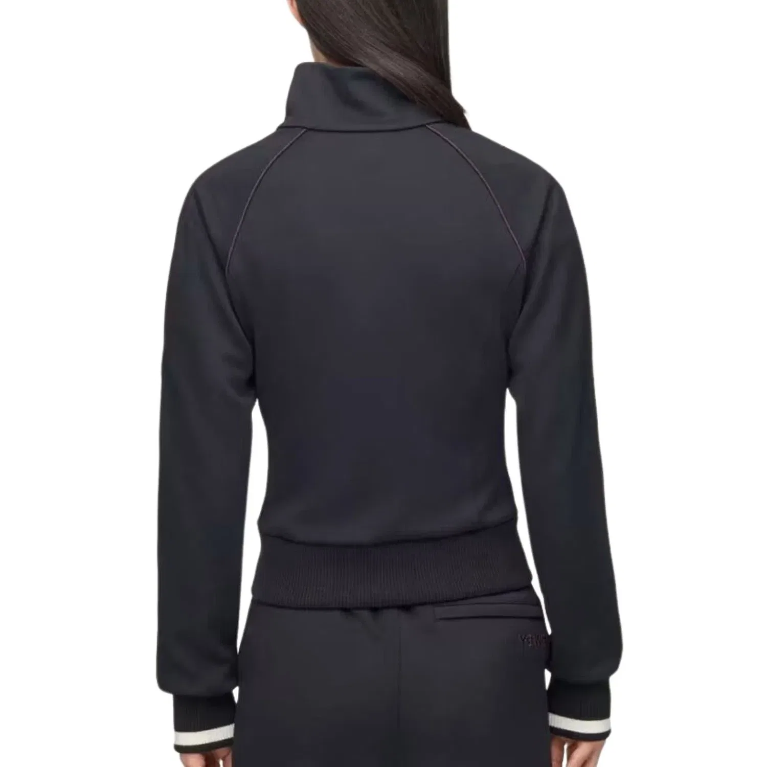 Женская куртка с принтом Adidas x Wales Bonner x Y3 Track Jacket, черный — фото 4