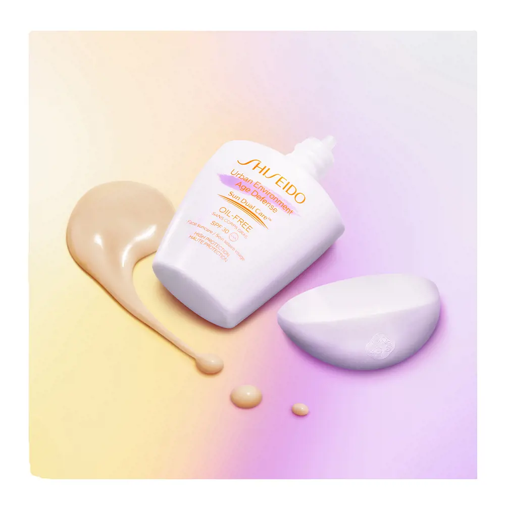 Солнцезащитный крем Urban Environment Oil-Free Suncare Emulsion Spf30 Shiseido, 30 мл — фото 3