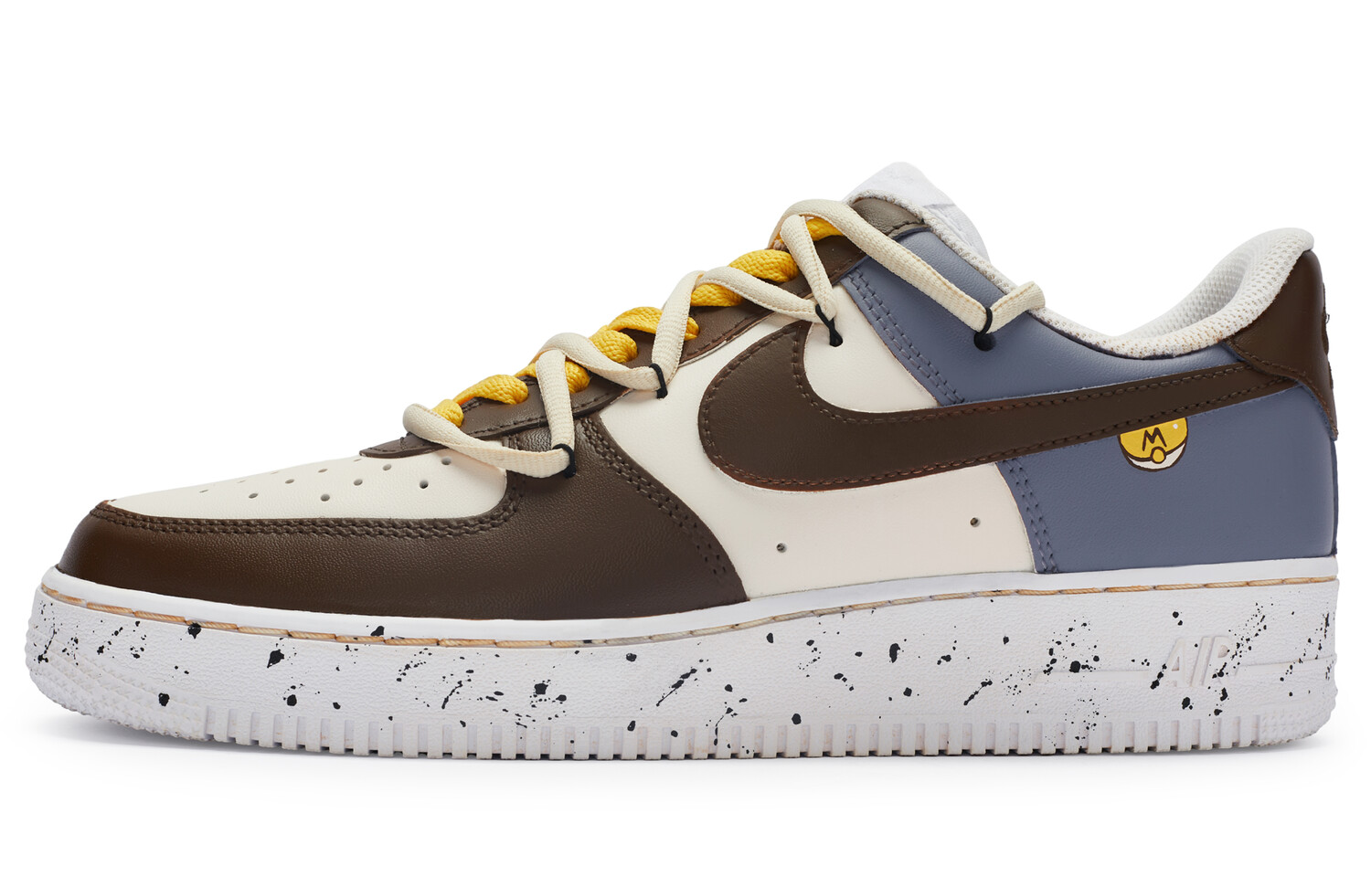 

Кроссовки для скейтбординга Air Force 1 мужские с низким верхом серые/коричневые Nike, Коричневый, Кроссовки для скейтбординга Air Force 1 мужские с низким верхом серые/коричневые Nike
