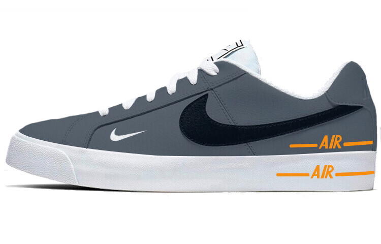 

Кроссовки Nike Court Royale Skateboarding Shoes Unisex Low-top Grey/black, серый