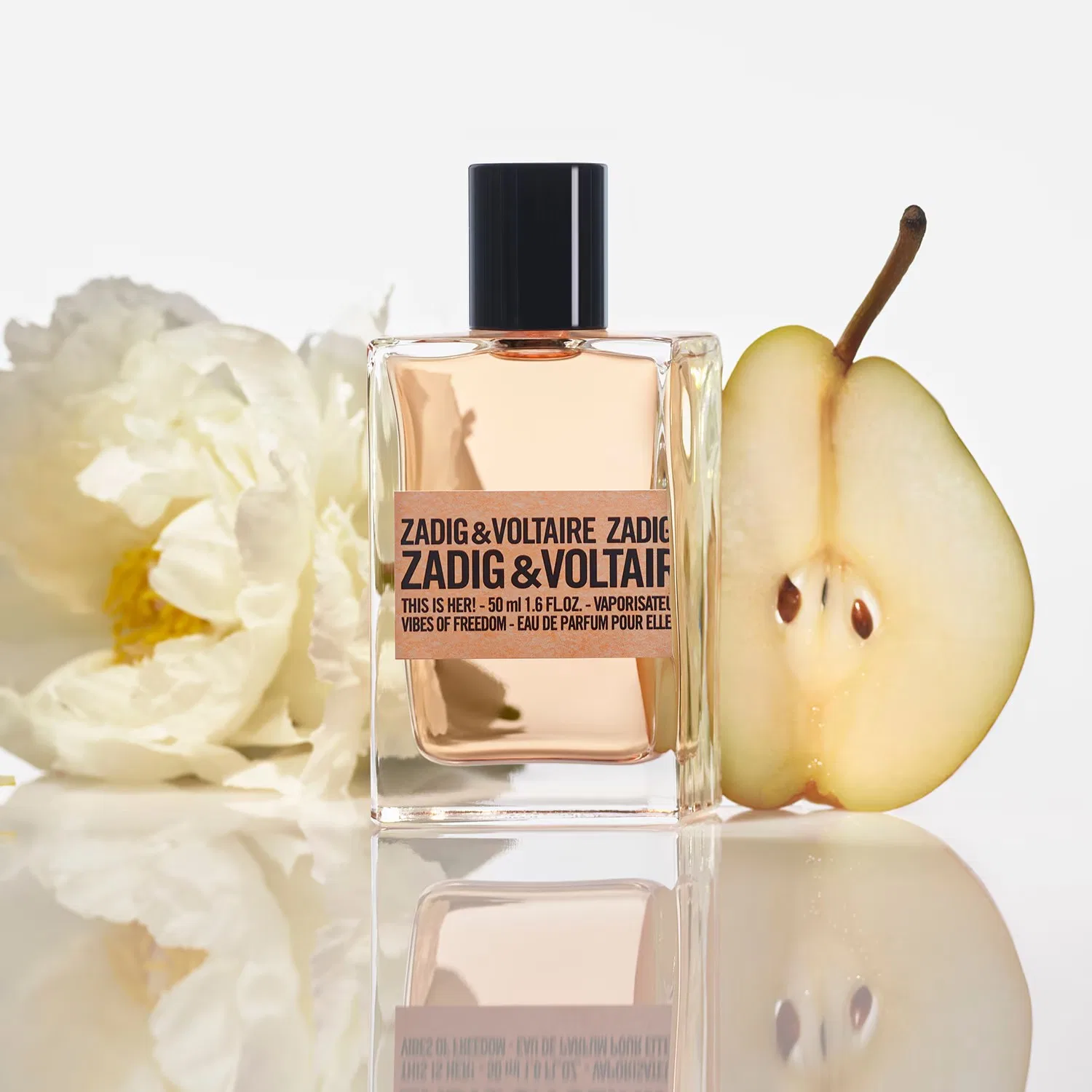 Парфюмерная вода 100 мл с пионом и каштаном This is her! Vibes of Freedom ZADIG & VOLTAIRE — фото 2