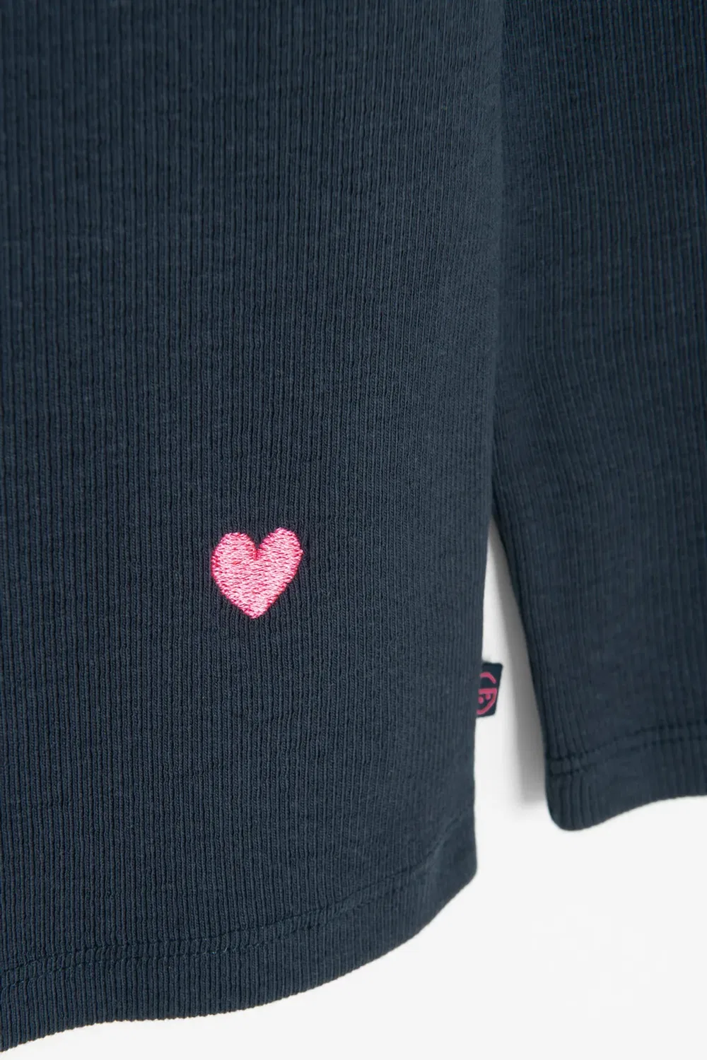 Детский лонгслив с вышивкой Heart Cool Club, Blue — фото 3