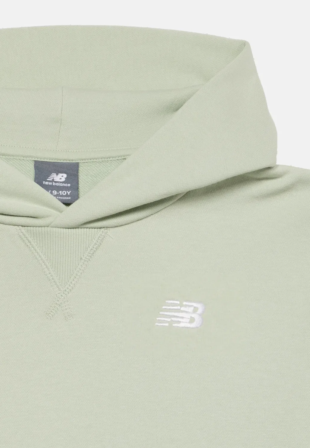 Худи с небольшим логотипом - худи New Balance, Light Green — фото 4