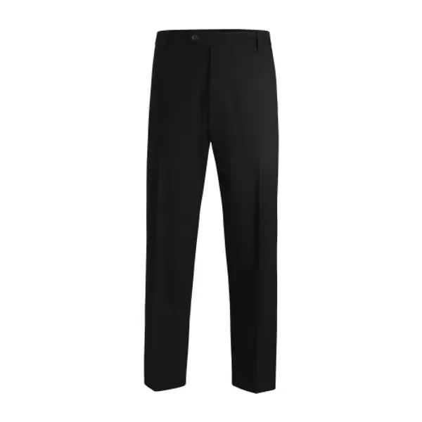 Брюки из хлопкового твила, regular fit, 50530860, Boss, черный — фото 3