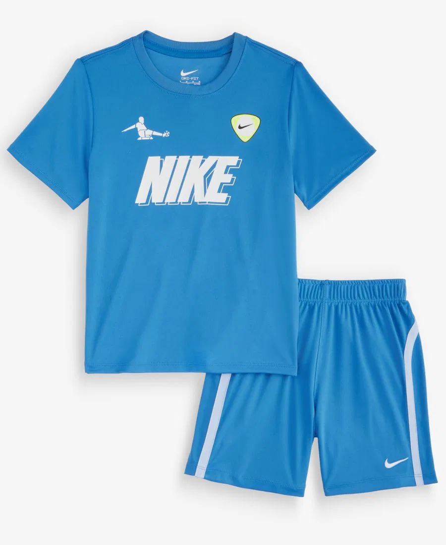 Детский спортивный комплект из футболки и шорт Nike Goal Mode, Star Blue — фото 4