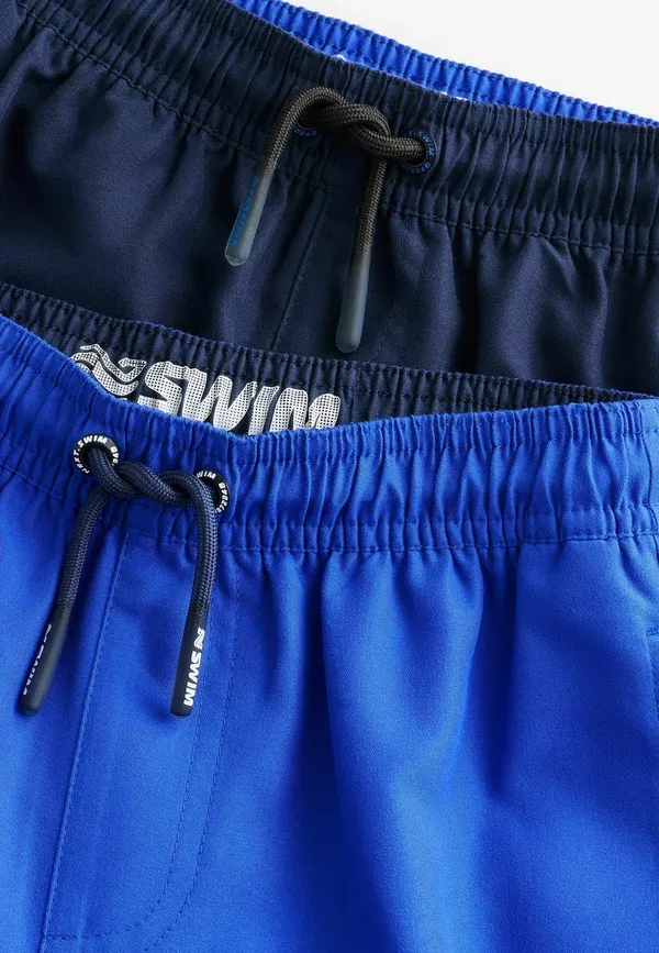 Плавки 2 шт, Regular fit, Swim shorts, Next, темно-синий — фото 4