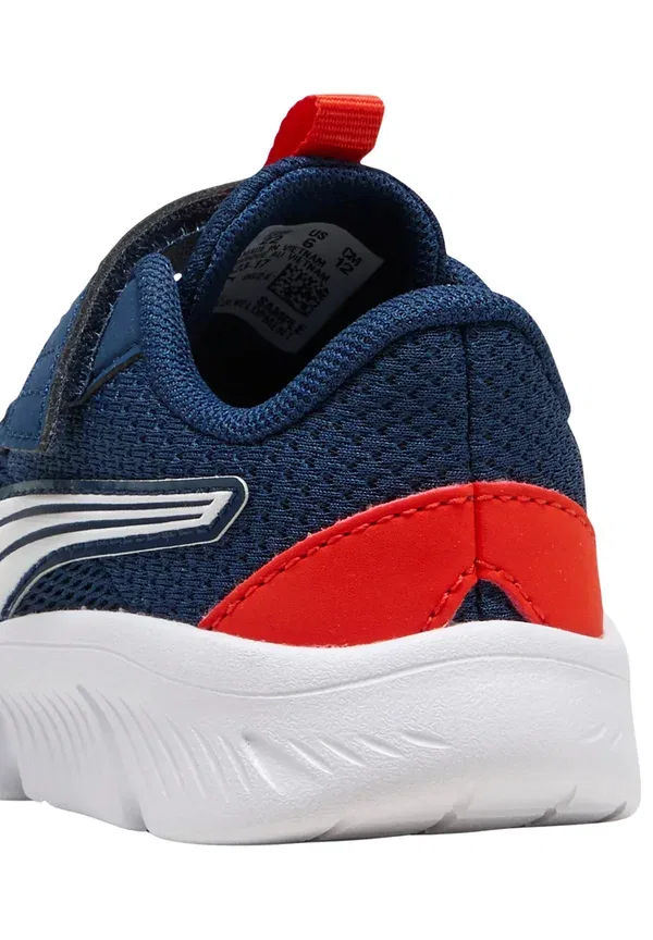 Кроссовки с застежкой-липучкой Baby shoes Puma, Persian Blue, Fierce Red, Puma White, белый — фото 4