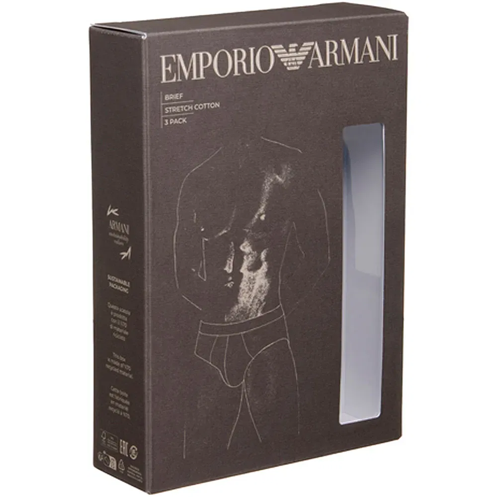 Трусы Emporio Armani, серый — фото 2