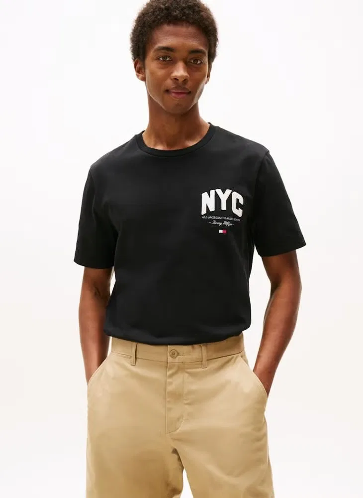 Футболка с логотипом Athleisure Tommy Hilfiger, черный