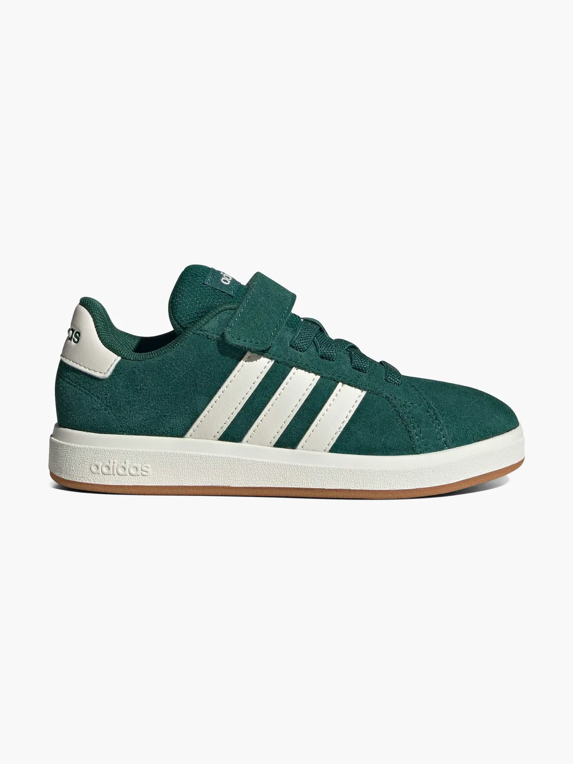 Детские кроссовки с полосками Grand Court 00s Adidas, зеленый