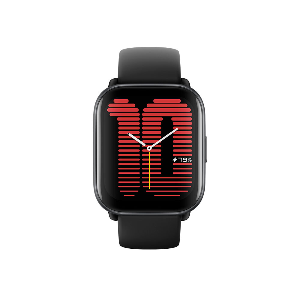 

Умные часы Amazfit Active (CN), силиконовый ремешок, чёрный, Черный, Умные часы Amazfit Active (CN), силиконовый ремешок, чёрный