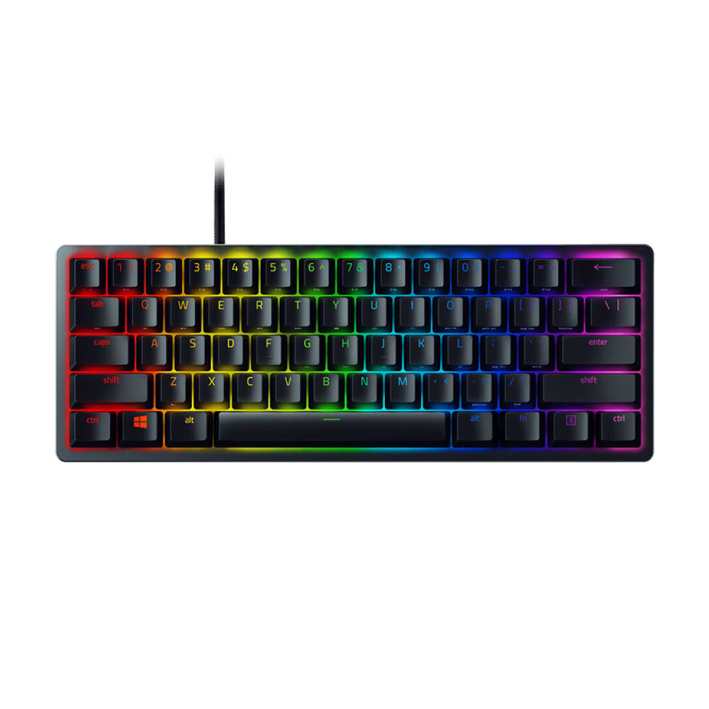 

Клавиатура игровая Razer Huntsman Mini, Clicky Optical Switches, чёрный, английская раскладка