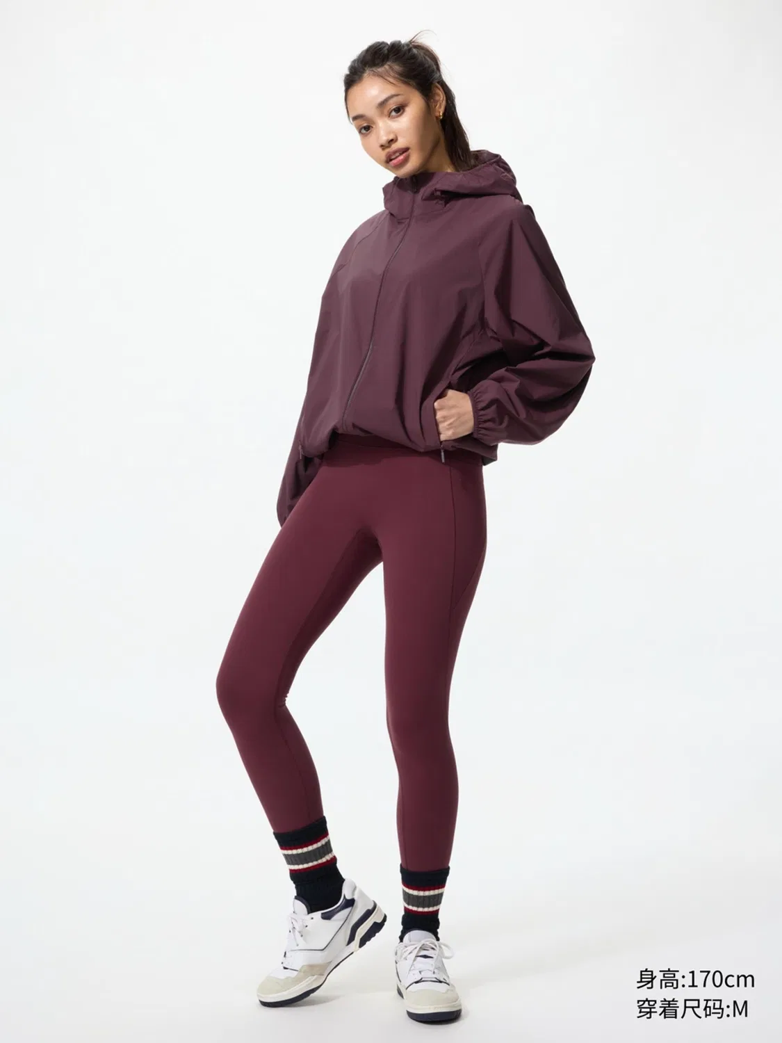 Куртка с капюшоном защита от ультрафиолета Uniqlo, черный — фото 4