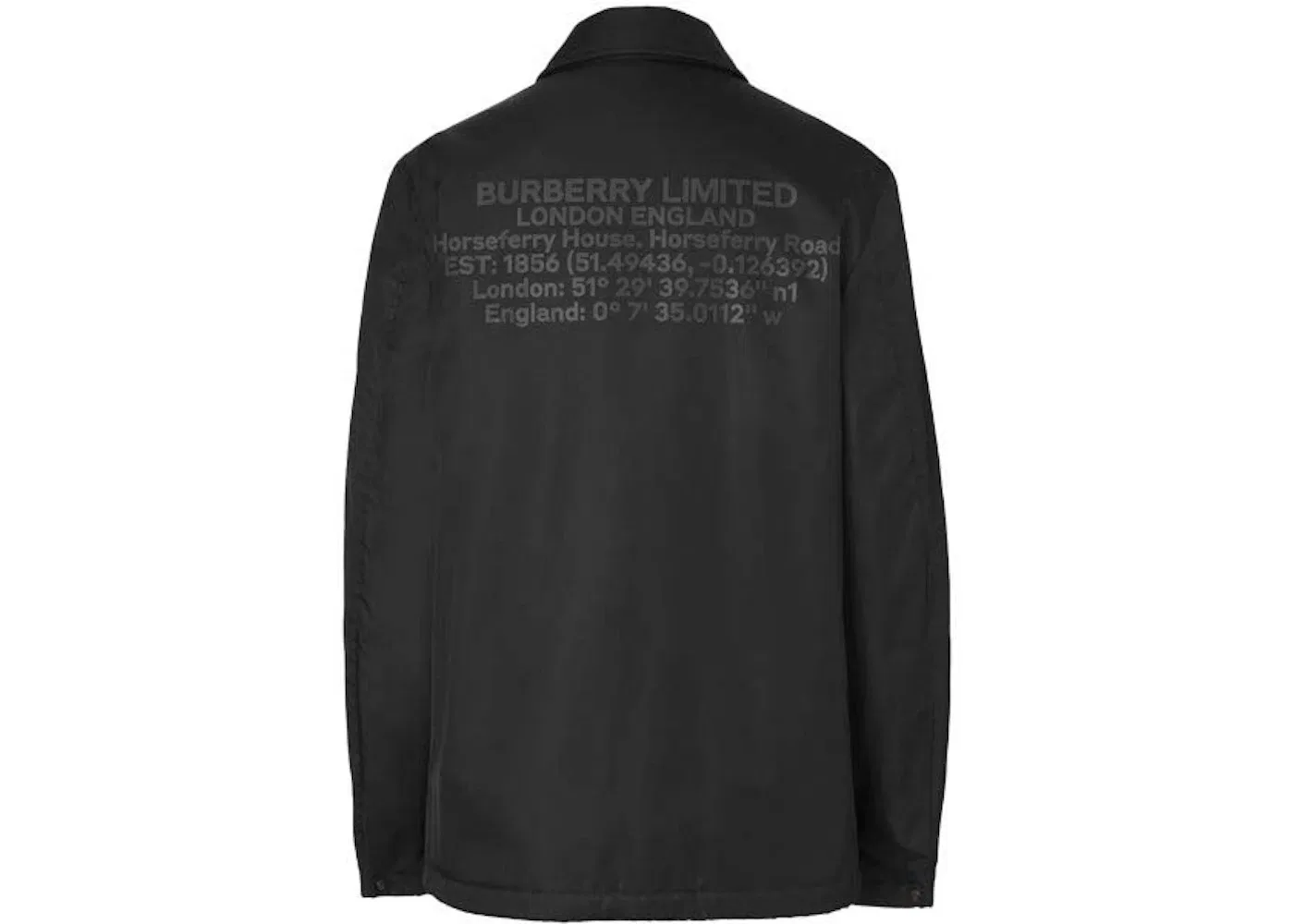 Мужская куртка с принтом Burberry, Black — фото 2