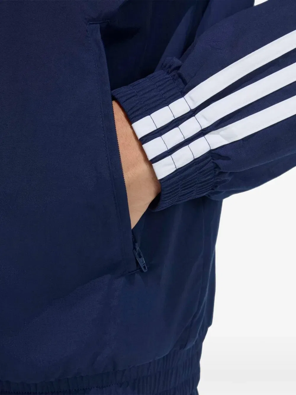 Олимпийка Firebird с боковыми полосками Adidas, синий — фото 4