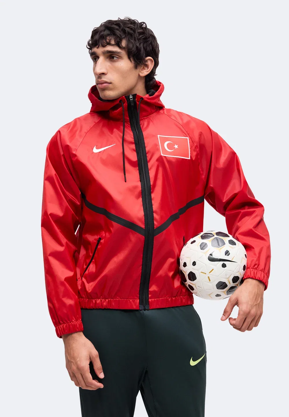Мужской гимн Турции - форма национальной сборной Nike Performance, Sport Red/White — фото 4