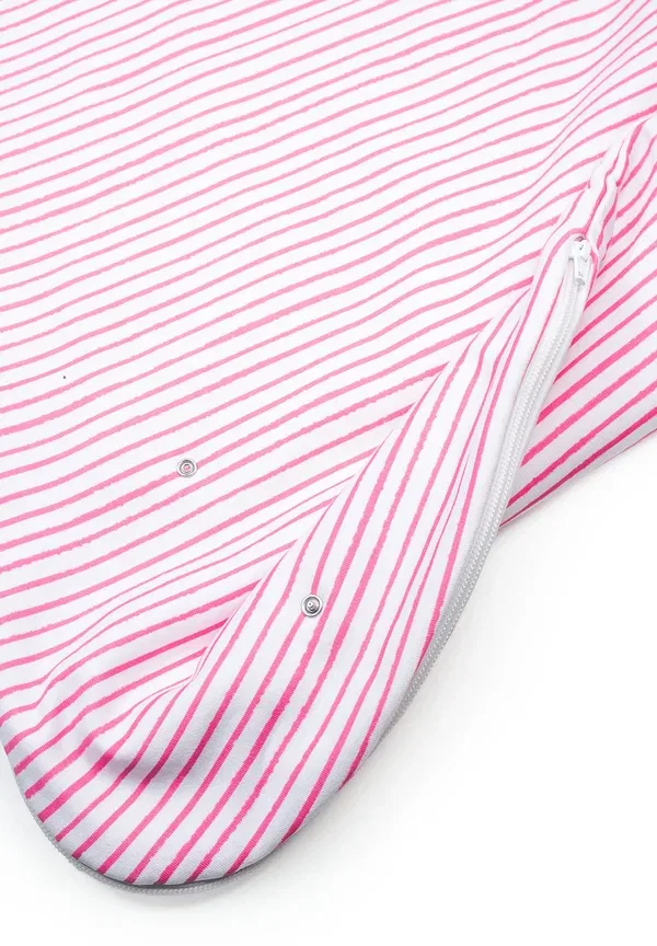 Спальный мешок хлопковый Baby's sleeping bag Stellou & Friends, stripes and cherry — фото 3