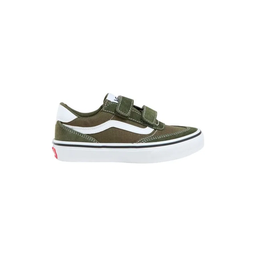 Кроссовки повседневные с верхом из кожи Brooklyn Ls V Vans, Grape Leaf