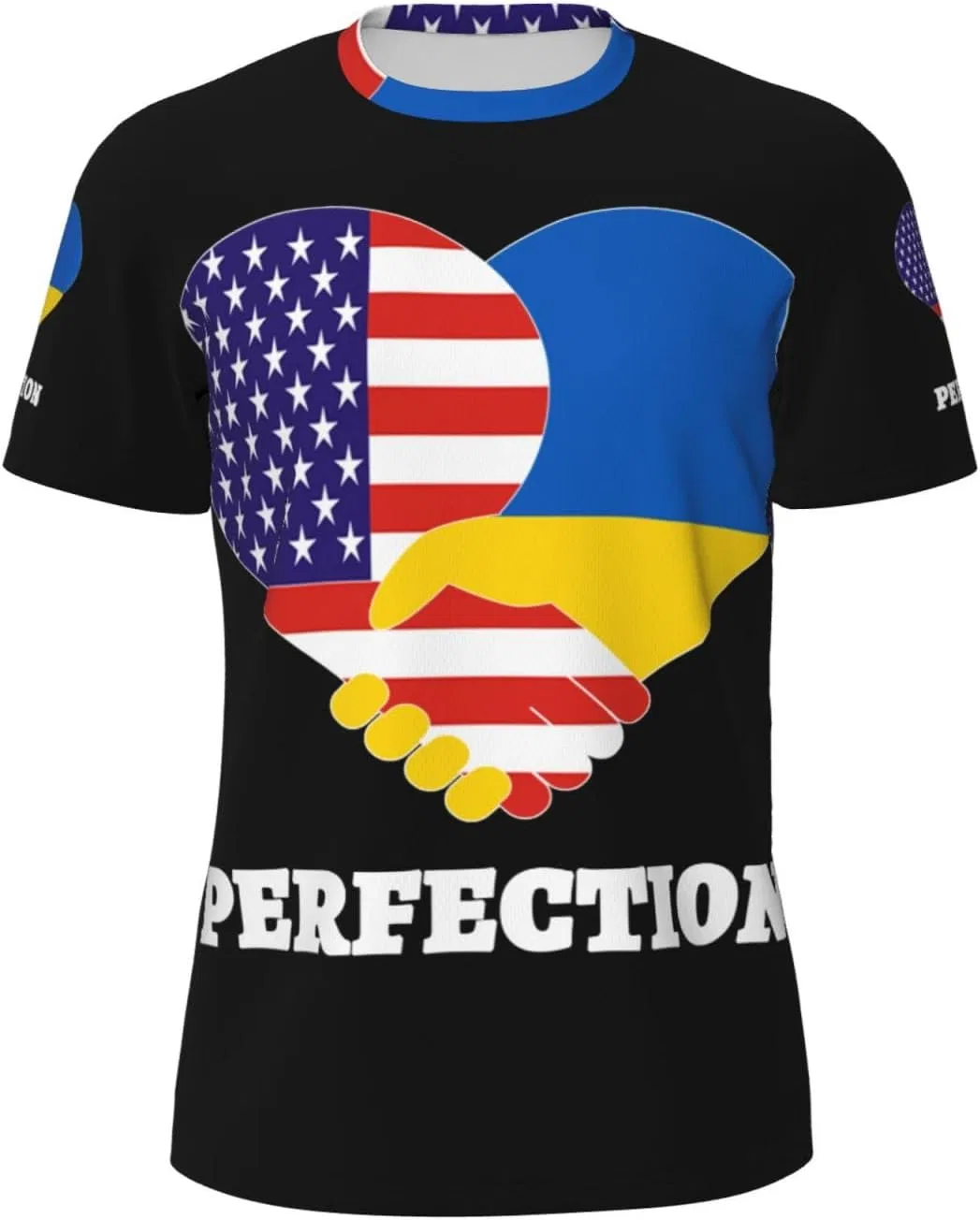 Мужская футболка из сетчатой ткани Classic, Black