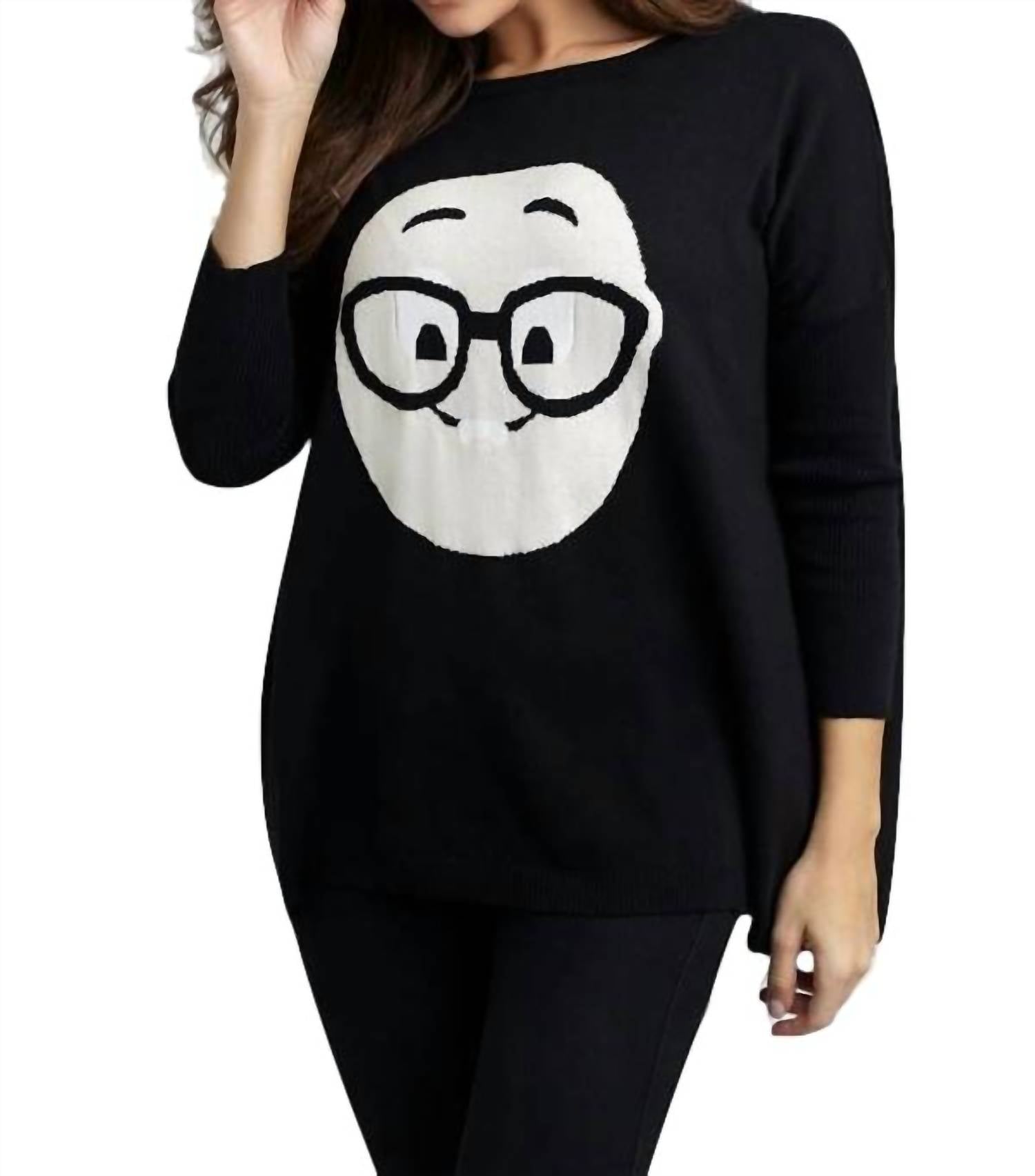 

Geek Chic Emoji свитер черного цвета ANGEL