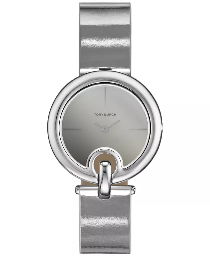 

Женские часы The Pierced Silver на кожаном ремешке, 36 мм Tory Burch