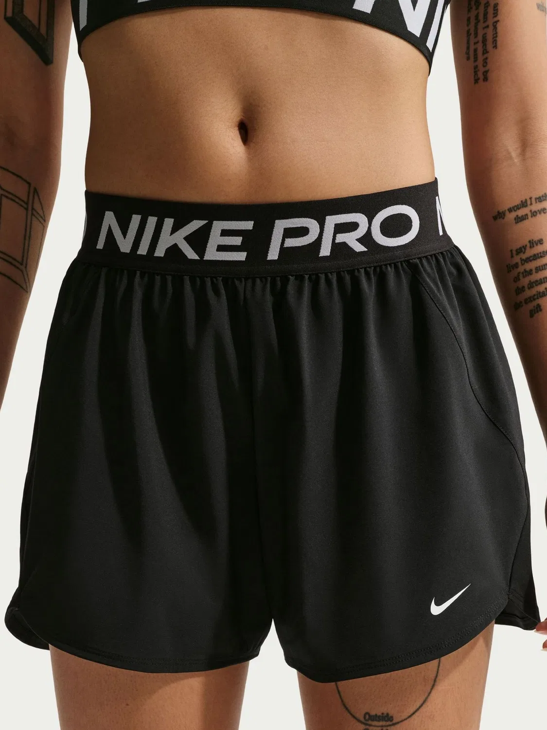 Шорты Nike Pro Dri-FIT, Black — фото 3