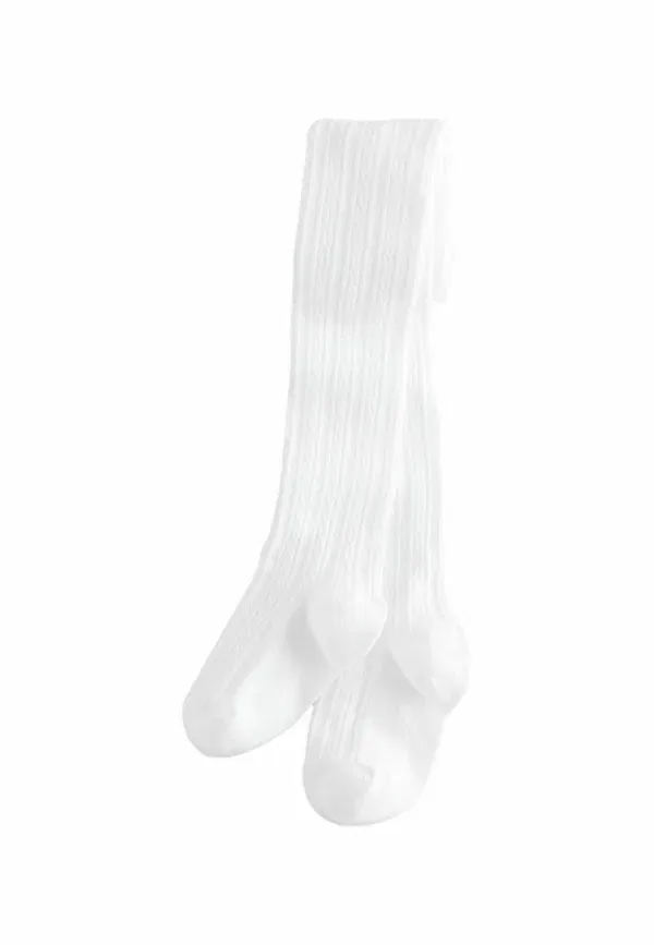 Колготки хлопковые Cable Next, White, белый