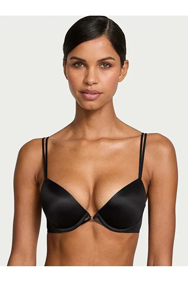 Женский бюстгальтер с пуш-апом с широким вырезом Victoria'S Secret, Black