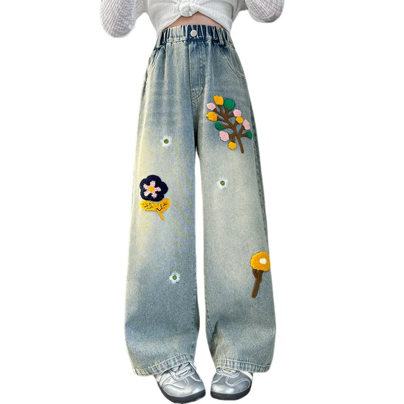 Детские джинсы с завышенной талией Lanza, Blue