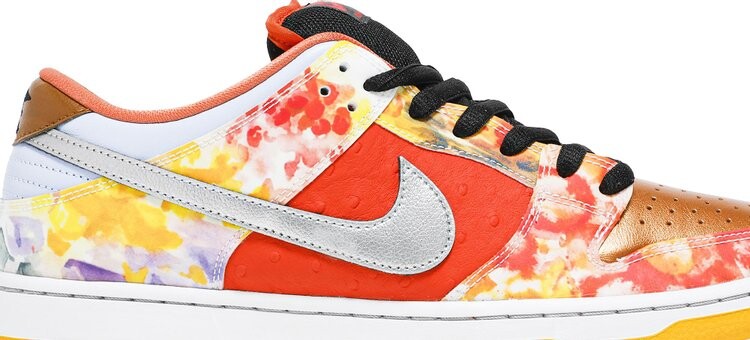 Кроссовки Nike Jason Deng x Dunk Low Pro SB 'Street Hawker', многоцветный — фото 3