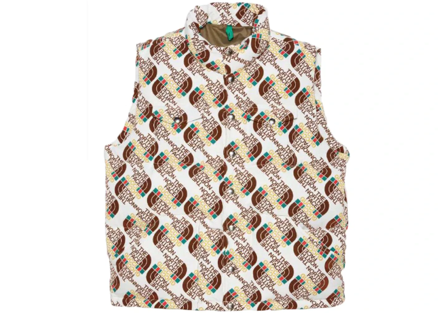 Мужской жилет с принтом Vest Gucci, Brown/Beige