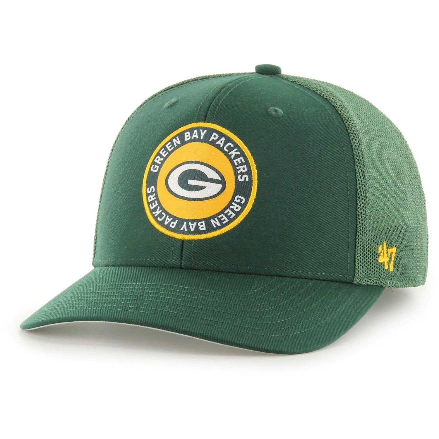 

Мужская зеленая кепка '47 Green Bay Packers представляет гибкую кепку