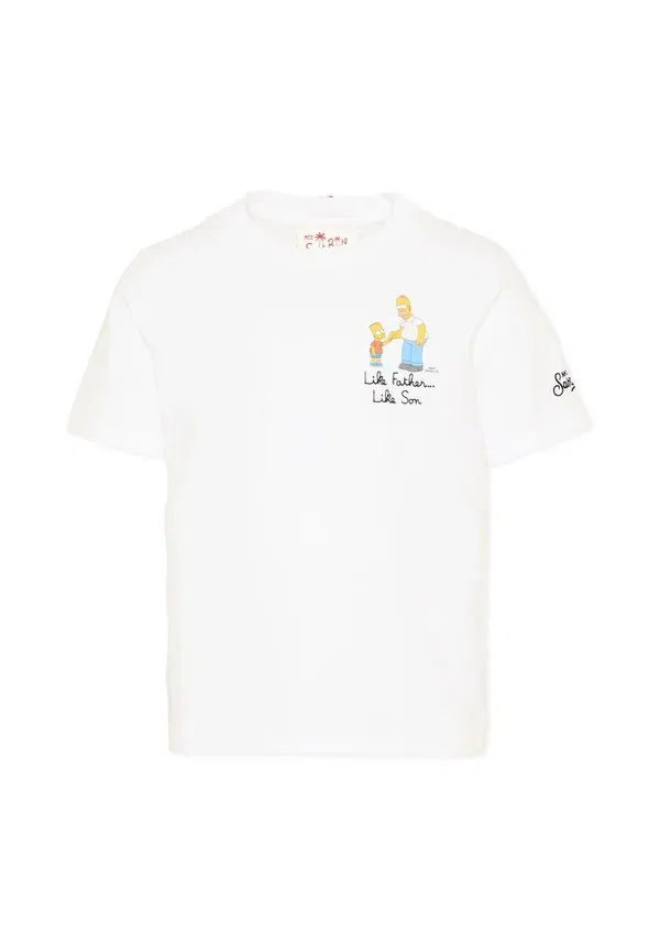 Футболка с принтом The Simpsons Mc2 Saint Barth, ivory, слоновая кость