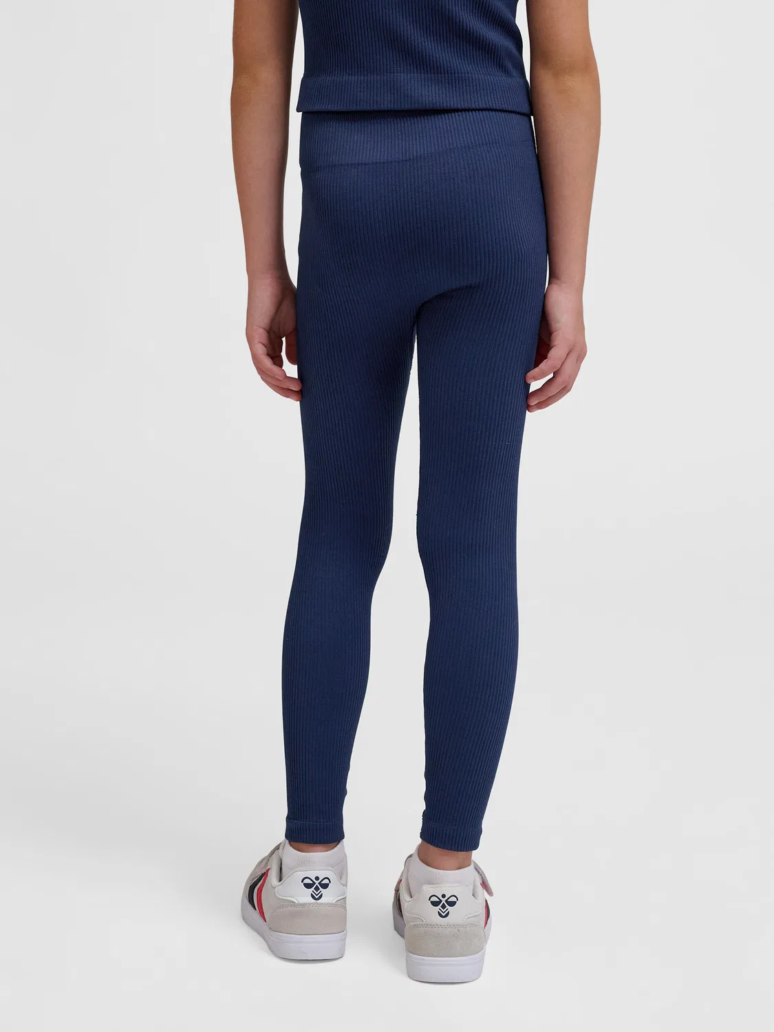 Детские леггинсы с принтом Hmljr Seamless Madchen Hummel, Mitternachtsviolett — фото 3
