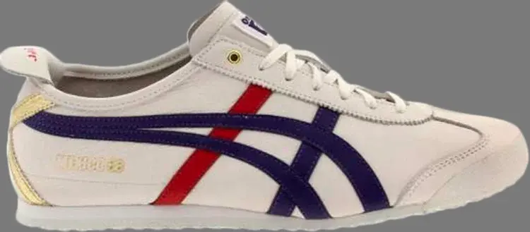 

Кроссовки mexico 66 'blue red metallic gold' Asics, белый