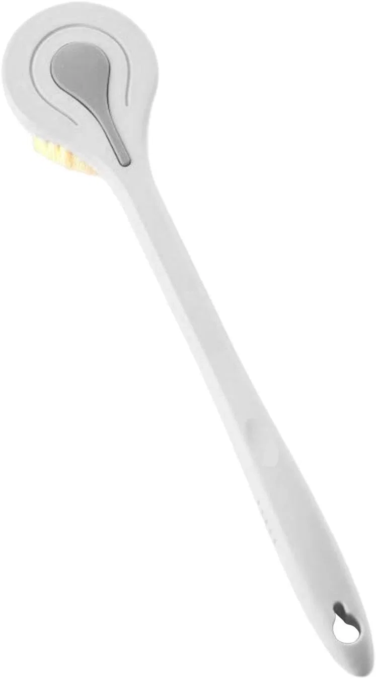 Щетка для тела с длинной ручкой Decorhome, 38x7.8 см, Weiß