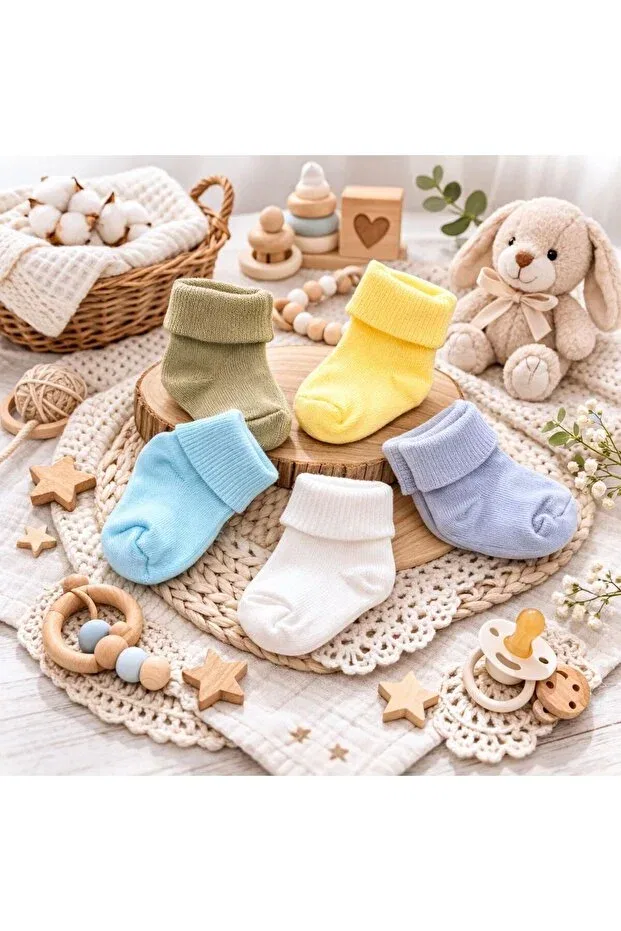 Детские носки хлопковые 5 шт Peppino, White
