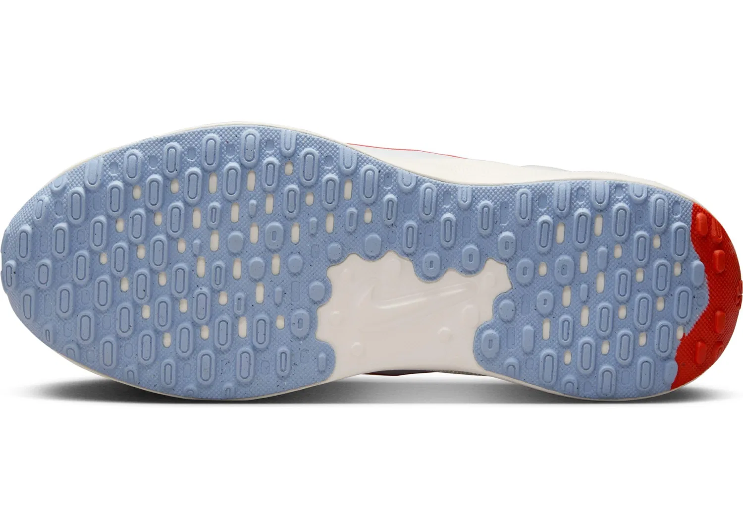 Детские кроссовки для девочек с шнуровкой NIKE Revolution 7, Summit White Picante Red Sail — фото 4