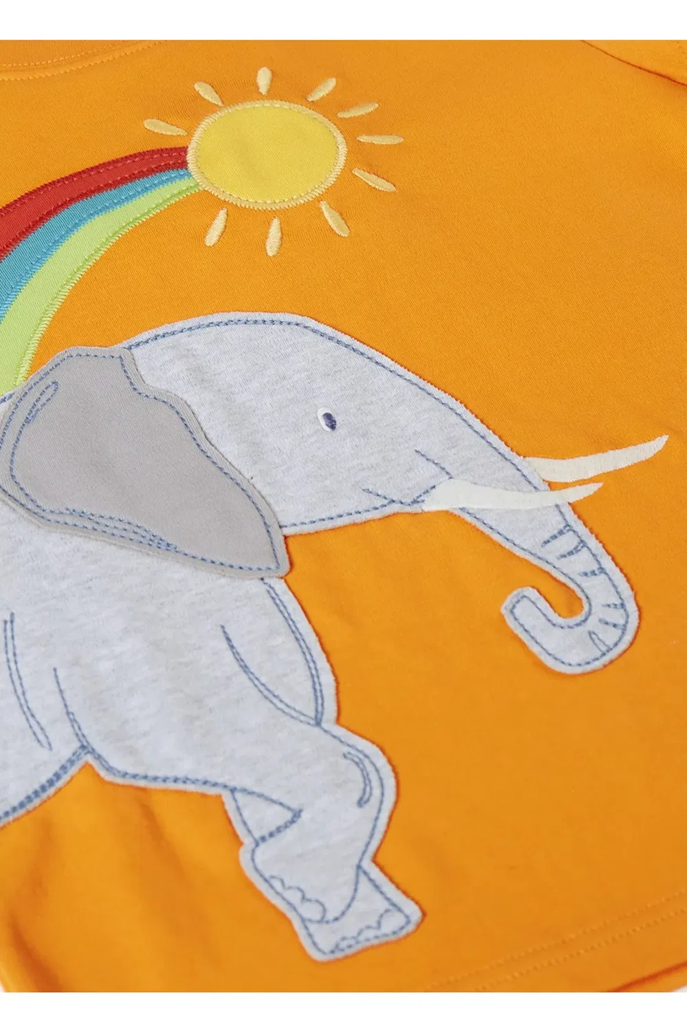Детская футболка Carsen circular Frugi, Orange — фото 2
