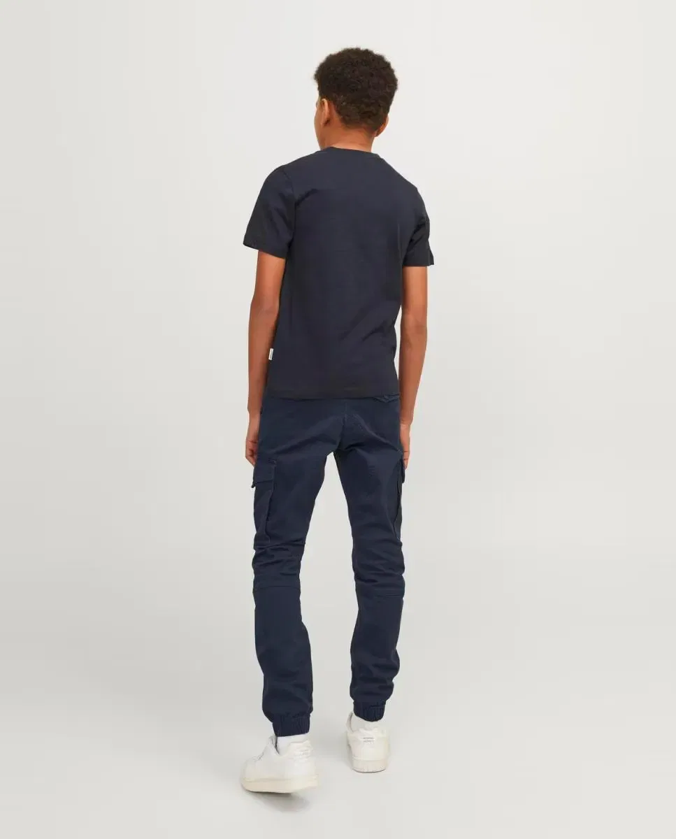 Детские штаны карго для мальчиков Jack & Jones, Azul Marino — фото 3