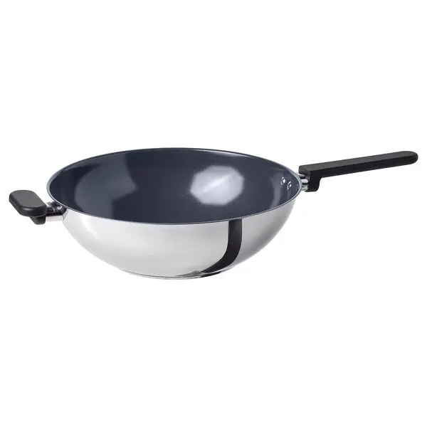 

Вок-сковорода Ikea Middagsmat Non-stick Coating, 32 см, нержавеющая сталь