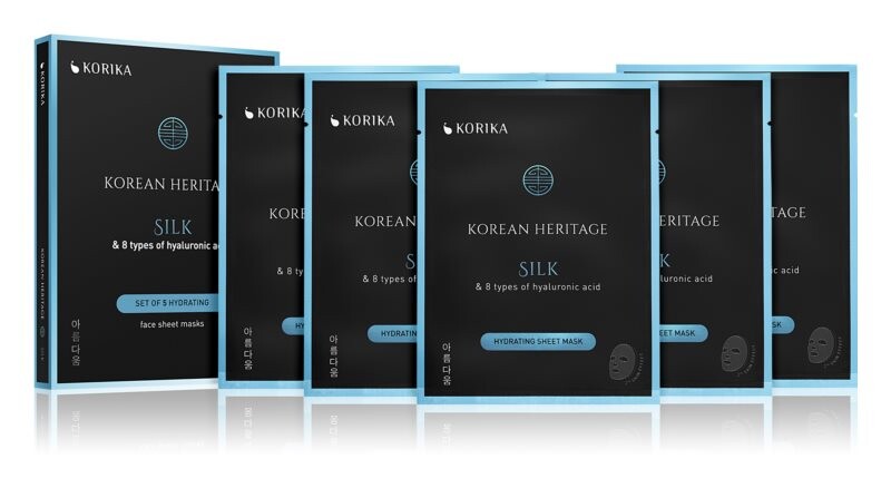 

Набор масок для лица по сниженной цене Silk Rating Sheet Mask (Увлажняющая) KORIKA Korean Heritage