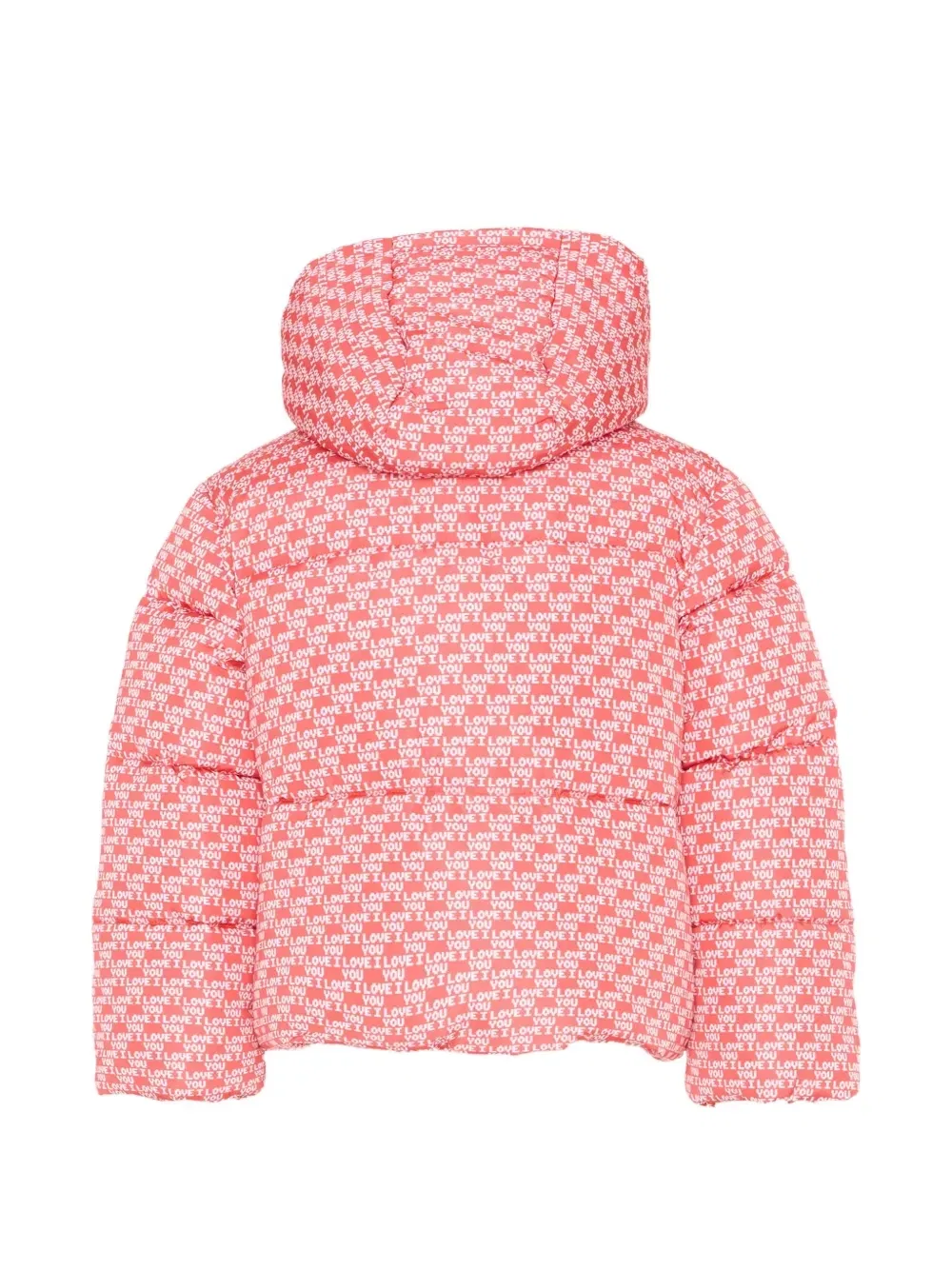 Утепленная куртка с логотипом Stella McCartney Kids, красный — фото 2