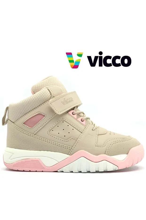 Детские ботинки для девочек на липучке Mars Boots Vicco, Beige