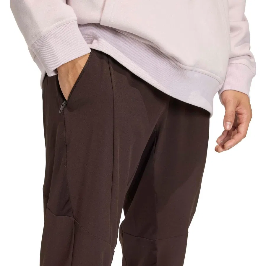 Спортивные штаны для бега и ходьбы D4T Hybrid Pant adidas, Коричневый — фото 4
