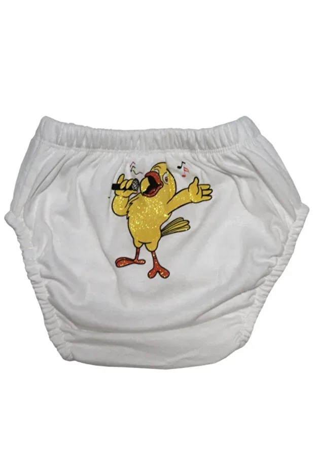 Детские трусы для мальчиков хлопковые 3-штучный набор Little Birds Themed Bejamonti Chocolate Baby Kids, Colored — фото 2